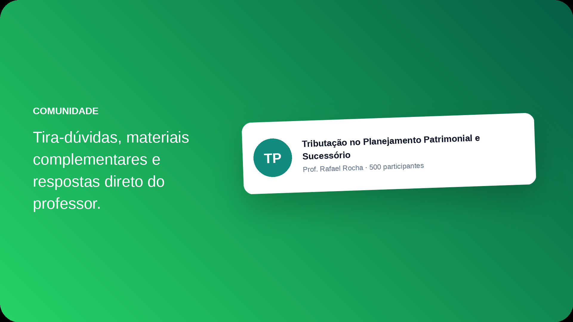 Grupo de WhatsApp com o Prof. Rafael Rocha